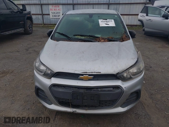 2017 Chevrolet Spark LS with VIN KL8CB6SA2HC762698, listed as a IAAI auction lot 42090175 with 188,295 mi miles. Bid and sale history available at carsss.com. Image 6.