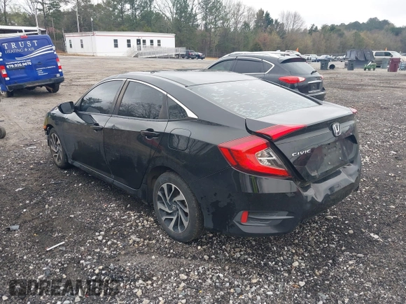 2017 Honda Civic Sedan LX with VIN 19XFC2F57HE078956, listed as a IAAI auction lot 41863593 with 175,088 mi miles. Bid and sale history available at carsss.com. Image 3.