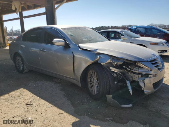 2011 Hyundai Genesis with VIN KMHGC4DE3BU117291, listed as a Copart auction lot 45576115 with 143,838 mi miles and Salvage Title. Bid and sale history available at carsss.com. Image 4.