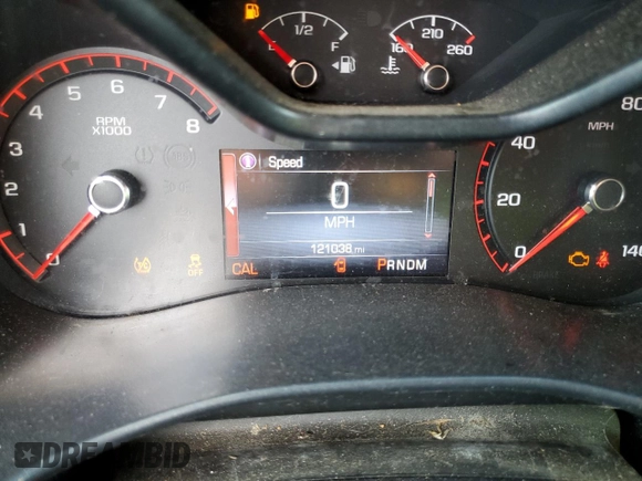 2016 GMC Canyon 4WD SLT with VIN 1GTG6DE30G1222596, listed as a Copart auction lot 64058084 with 121,038 mi miles and Salvage Title. Bid and sale history available at carsss.com. Image 9.
