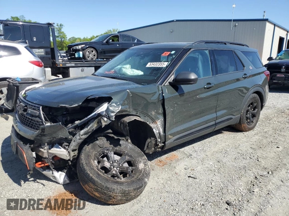 2022 Ford Explorer Timberline z VIN 1FMSK8JH1NGA46470, wystawiony jako Copart lot #53432355 z przebiegiem 44 161 mil mil oraz Szkoda całkowita • Salvage title. Historia ofert i sprzedaży dostępna na DreamBid. Obrazek 1.