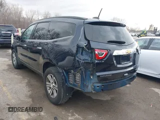 2017 Chevrolet Traverse LT with VIN 1GNKRHKD2HJ165669, listed as a IAAI auction lot 41748096 with 156,673 mi miles and . Bid and sale history available at DreamBid. Image 3.