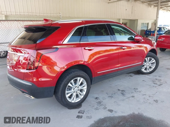 2024 Cadillac XT5 FWD Luxury with VIN 1GYKNAR42RZ738679, listed as a IAAI auction lot 42355530 with 14,660 mi miles and . Bid and sale history available at DreamBid. Image 4.