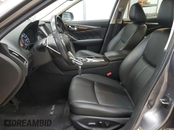 2019 Infiniti Q50 Luxe with VIN JN1EV7AR2KM554667, listed as a Copart auction lot 62788934 with 27,606 mi miles and Salvage Title. Bid and sale history available at carsss.com. Image 7.