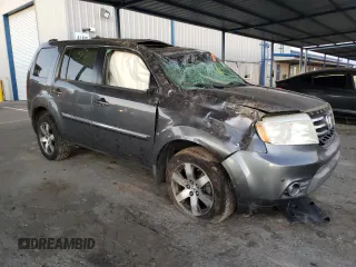2013 Honda Pilot Touring with VIN 5FNYF3H93DB026637, listed as a Copart auction lot 88942815 with Not Provided miles and Salvage Title. Bid and sale history available at carsss.com. Image 4.