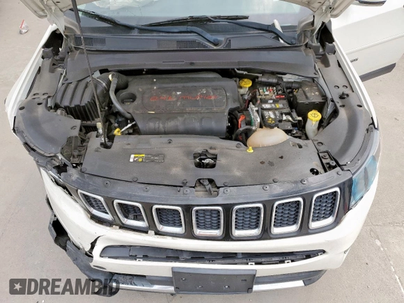 2020 Jeep Compass Limited z VIN 3C4NJCCB4LT122675, wystawiony jako Copart lot #57493495 z przebiegiem 71 533 mil mil oraz Czysty tytuł • Clean title. Historia ofert i sprzedaży dostępna na DreamBid. Obrazek 12.