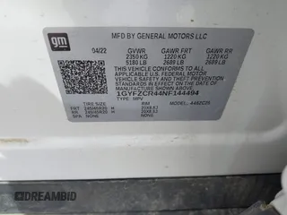 2022 Cadillac XT4 FWD Premium Luxury with VIN 1GYFZCR44NF144494, listed as a IAAI auction lot 42072181 with 41,891 mi miles and . Bid and sale history available at DreamBid. Image 9.