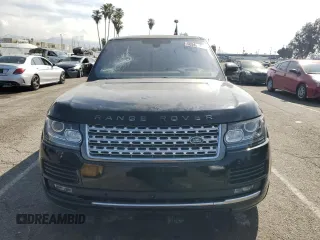 2016 Land Rover Range Rover Supercharged with VIN SALGS2EF7GA279669, listed as a Copart auction lot 50942405 with 95,714 mi miles and Salvage title. Bid and sale history available at DreamBid. Image 5.