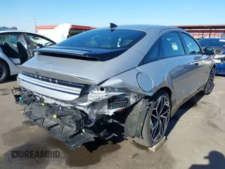 2023 Hyundai IONIQ 6 Limited with VIN KMHM54AA4PA051650, listed as a IAAI auction lot 40984270 with 13,288 mi miles. Bid and sale history available at carsss.com. Image 6.