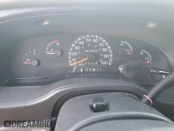 2003 Ford Econoline Cargo with VIN 1FTRE14213HB16422, listed as a Copart auction lot 44203415 with 87,658 mi miles and Salvage Title. Bid and sale history available at carsss.com. Image 9.