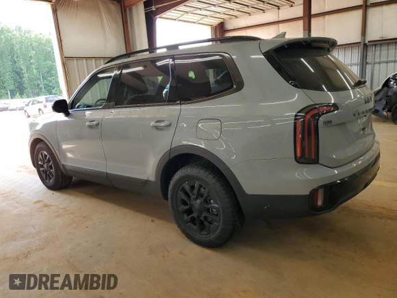 2025 Kia Telluride SX X-Line with VIN 5XYP5DGC2SG591453, listed as a Copart auction lot 55469695 with 4,027 mi miles and Salvage title. Bid and sale history available at DreamBid. Image 2.