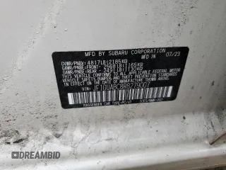 2024 Subaru Impreza with VIN JF1GUABC8R8279007, listed as a Copart auction lot 74223064 with 10,608 mi miles and Salvage Title. Bid and sale history available at carsss.com. Image 12.