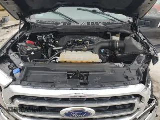 2022 Ford F-150 XL with VIN 1FTEW1EPXNKD65345, listed as a Copart auction lot 43412035 with 56,312 mi miles and Salvage Title. Bid and sale history available at carsss.com. Image 11.