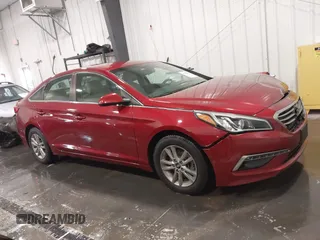 2015 Hyundai Sonata SE with VIN 5NPE24AF8FH003265, listed as a IAAI auction lot 41909096 with 75,453 mi miles and . Bid and sale history available at DreamBid. Image 13.