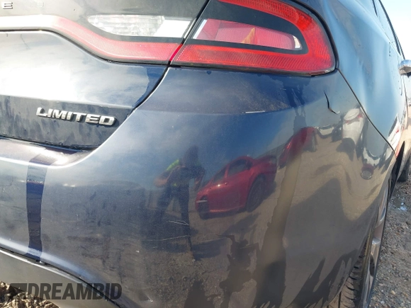 2013 Dodge Dart Limited with VIN 1C3CDFCA8DD347216, listed as a IAAI auction lot 41877012 with 128,055 mi miles. Bid and sale history available at carsss.com. Image 6.