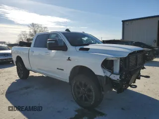 2024 Ram 2500 Big Horn with VIN 3C6UR5DL9RG270238, listed as a Copart auction lot 84895504 with 1,337 mi miles and Salvage title. Bid and sale history available at DreamBid. Image 4.
