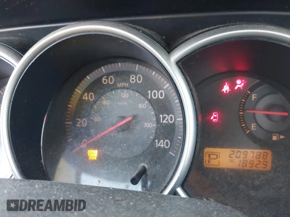 2009 Nissan Versa S with VIN 3N1BC11E49L493099, listed as a IAAI auction lot 42170459 with 209,788 mi miles and . Bid and sale history available at DreamBid. Image 7.