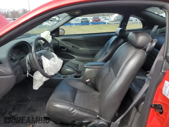 2003 Ford Mustang GT Deluxe with VIN 1FAFP42X83F355206, listed as a Copart auction lot 50586845 with 77,345 mi miles and Salvage Title. Bid and sale history available at carsss.com. Image 7.