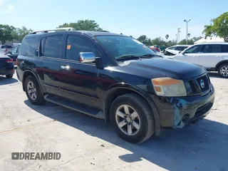 2012 Nissan Armada SV z VIN 5N1BA0ND7CN615987, wystawiony jako IAAI lot #41892790 z przebiegiem Nie podano mil oraz . Historia ofert i sprzedaży dostępna na DreamBid. Obrazek 1.