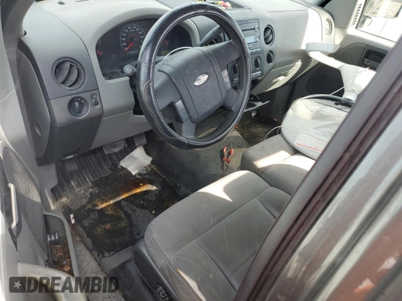 2008 Ford F-150 XL with VIN 1FTRF12238KC47331, listed as a Copart auction lot 58365035 with 176,395 mi miles and Clean title. Bid and sale history available at DreamBid. Image 8.