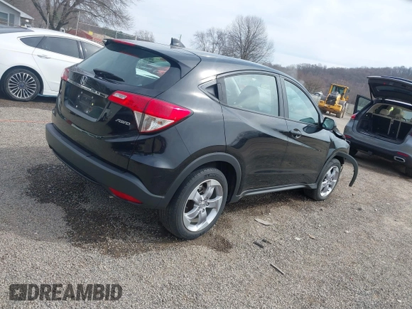 2022 Honda HR-V LX with VIN 3CZRU6H31NM708527, listed as a IAAI auction lot 41823235 with 35,666 mi miles. Bid and sale history available at carsss.com. Image 4.