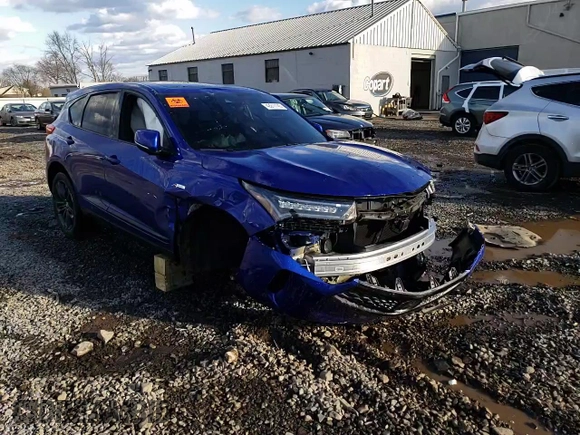 2022 Acura RDX w/A-Spec Package with VIN 5J8TC2H65NL015304, listed as a Copart auction lot 42977145 with Not Provided miles and Salvage Title. Bid and sale history available at carsss.com. Image 15.