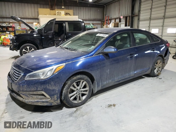 2015 Hyundai Sonata 2.4L SE with VIN 5NPE24AF2FH195816, listed as a Copart auction lot 89172935 with 205,417 mi miles and Salvage Title. Bid and sale history available at carsss.com. Image 1.