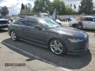2016 Audi A6 Premium Plus with VIN WAUFGAFC4GN057387, listed as a Copart auction lot 49078355 with 99,493 mi miles and Salvage Title. Bid and sale history available at DreamBid. Image 4.