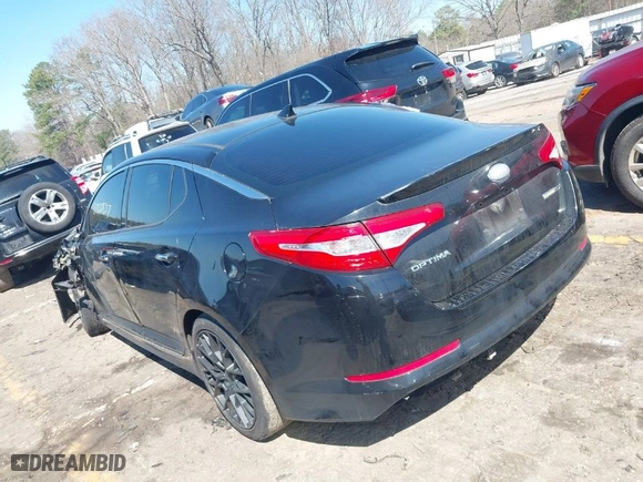 2013 Kia Optima Hybrid EX with VIN KNAGM4AD0D5039561, listed as a IAAI auction lot 41760837 with 1 mi miles. Bid and sale history available at carsss.com. Image 3.