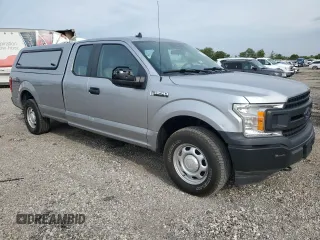 2020 Ford F-150 XL with VIN 1FTEX1E51LKE12481, listed as a Copart auction lot 54891695 with 157,481 mi miles and Clean title. Bid and sale history available at DreamBid. Image 4.