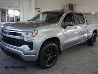 2024 Chevrolet Silverado 1500 RST with VIN 1GCUDEED9RZ398607, listed as a Copart auction lot 51000055 with 4,408 mi miles and Salvage Title. Bid and sale history available at carsss.com. Image 2.