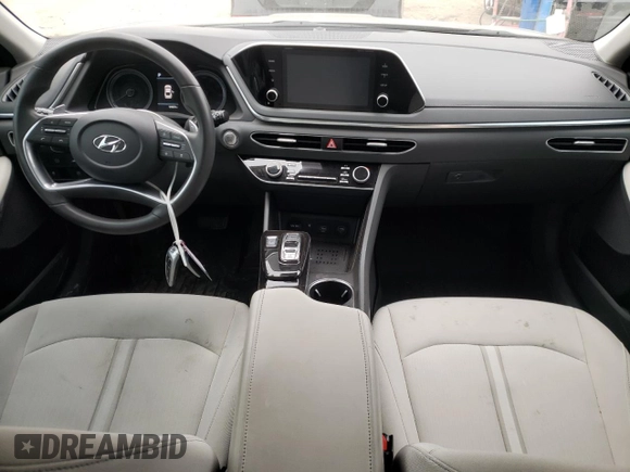 2020 Hyundai Sonata Hybrid Ultimate with VIN KMHL34JJ6LA015602, listed as a Copart auction lot 44443473 with 54,820 mi miles. Bid and sale history available at carsss.com. Image 8.