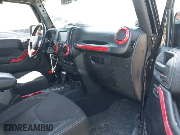 2014 Jeep Wrangler Unlimited Sahara with VIN 1C4BJWEG1EL258242, listed as a IAAI auction lot 41894966 with 90,234 mi miles. Bid and sale history available at carsss.com. Image 5.