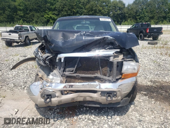 2000 Ford Excursion Limited with VIN 1FMNU42L1YEC61687, listed as a Copart auction lot 67590714 with 219,386 mi miles and Salvage title. Bid and sale history available at DreamBid. Image 5.