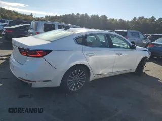 2017 Kia Cadenza Premium with VIN KNALC4J11H5073294, listed as a Copart auction lot 75508654 with 109,066 mi miles and Salvage Title. Bid and sale history available at carsss.com. Image 3.