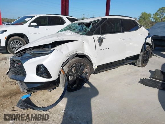 2021 Chevrolet Blazer RS with VIN 3GNKBERS4MS528859, listed as a IAAI auction lot 41312311 with 49,344 mi miles and . Bid and sale history available at DreamBid. Image 18.