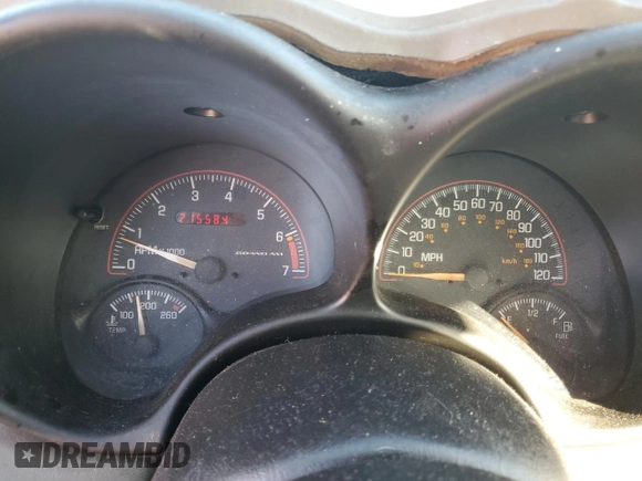 2005 Pontiac Grand Am SE with VIN 1G2NE52E35M184951, listed as a Copart auction lot 43535405 with 215,584 mi miles and Salvage Title. Bid and sale history available at carsss.com. Image 9.