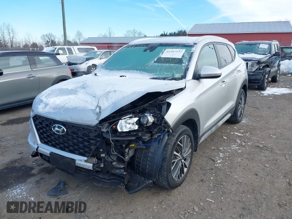 2019 Hyundai Tucson Ultimate with VIN KM8J3CAL7KU901928, listed as a IAAI auction lot 41387537 with 20,448 mi miles. Bid and sale history available at carsss.com. Image 6.