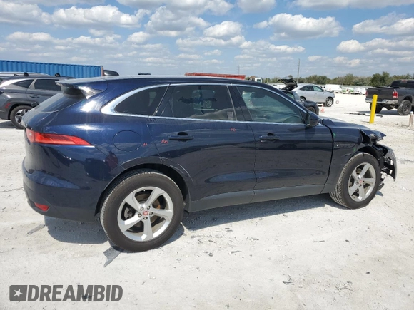 2020 Jaguar F-Pace 25t Premium z VIN SADCJ2FX5LA628763, wystawiony jako Copart lot #47454765 z przebiegiem 46 439 mil mil oraz Nie do naprawy • Non repairable. Historia ofert i sprzedaży dostępna na DreamBid. Obrazek 3.
