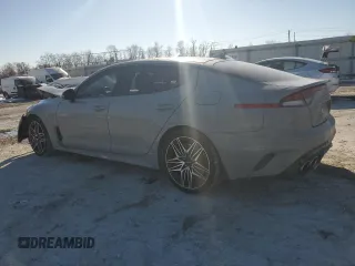 2022 Kia Stinger GT1 with VIN KNAE45LC7N6119730, listed as a Copart auction lot 43046365 with 44,285 mi miles and Salvage Title. Bid and sale history available at DreamBid. Image 2.