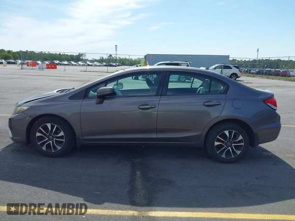 2015 Honda Civic EX with VIN 19XFB2F85FE037283, listed as a IAAI auction lot 42036917 with 109,390 mi miles and . Bid and sale history available at DreamBid. Image 14.