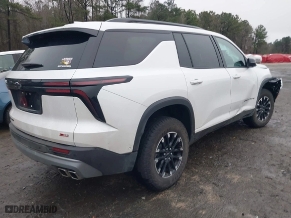 2024 Chevrolet Traverse AWD Z71 with VIN 1GNEVJKS3RJ219299, listed as a IAAI auction lot 41566968 with 11,402 mi miles. Bid and sale history available at carsss.com. Image 4.