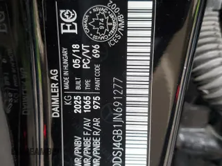 2018 Mercedes-Benz CLA 250 with VIN WDDSJ4GB1JN691277, listed as a Copart auction lot 60510125 with 55,180 mi miles and Clean title. Bid and sale history available at DreamBid. Image 12.