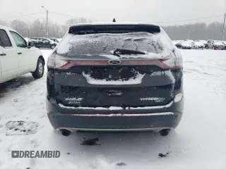 2015 Ford Edge Titanium with VIN 2FMTK4K93FBB13552, listed as a Copart auction lot 45726125 with 167,030 mi miles and Salvage Title. Bid and sale history available at carsss.com. Image 6.
