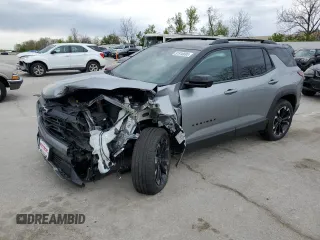 2025 Chevrolet Equinox FWD RS with VIN 3GNAXLEG8SL152533, listed as a Copart auction lot 51916695 with 2,697 mi miles and Salvage title. Bid and sale history available at DreamBid. Image 1.