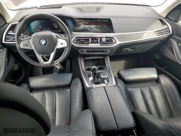 2022 BMW X7 xDrive40i with VIN 5UXCW2C05N9M66785, listed as a Copart auction lot 51594175 with 40,616 mi miles and Salvage Title. Bid and sale history available at carsss.com. Image 8.