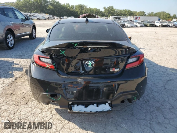 2024 Toyota GR86 Premium with VIN JF1ZNBE11R8753854, listed as a Copart auction lot 69295414 with 1,939 mi miles and Salvage Title. Bid and sale history available at carsss.com. Image 6.