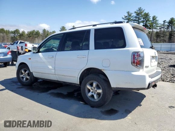 2007 Honda Pilot EX-L z VIN 5FNYF18597B026440, wystawiony jako Copart lot #53196875 z przebiegiem 189 403 mil mil oraz Szkoda całkowita • Salvage title. Historia ofert i sprzedaży dostępna na DreamBid. Obrazek 2.
