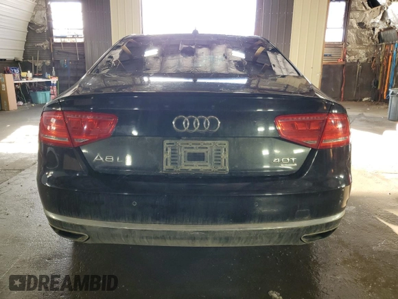 2013 Audi A8 4.0L с VIN WAUR2AFD0DN010633, выставлен на аукционе Copart как лот 47470525 с пробегом 127 801 миль миль и Списание • Salvage title. История ставок и продаж доступна на DreamBid. Изображение 6.