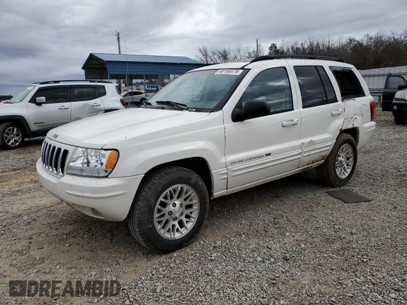 2002 Jeep Grand Cherokee Limited z VIN 1J8GX58N72C238459, wystawiony jako Copart lot #48195075 z przebiegiem 59 435 mil mil oraz Czysty tytuł • Clean title. Historia ofert i sprzedaży dostępna na DreamBid. Obrazek 1.
